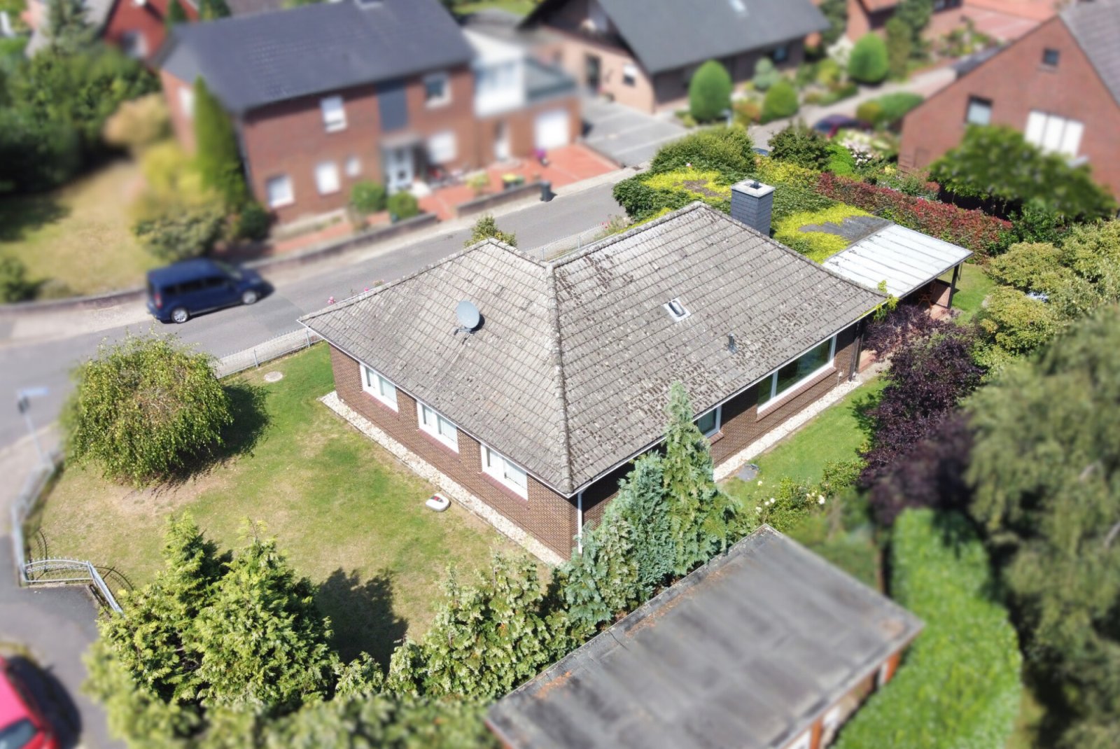 Renovierter Bungalow in schöner Wohnlage auf der Quakenbrücker Hengelage!