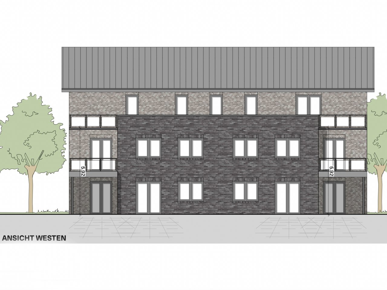 Neuwertiges Mehrparteienhaus in KfW40-Bauweise und top Lage! Bramsche - Gartenstadt